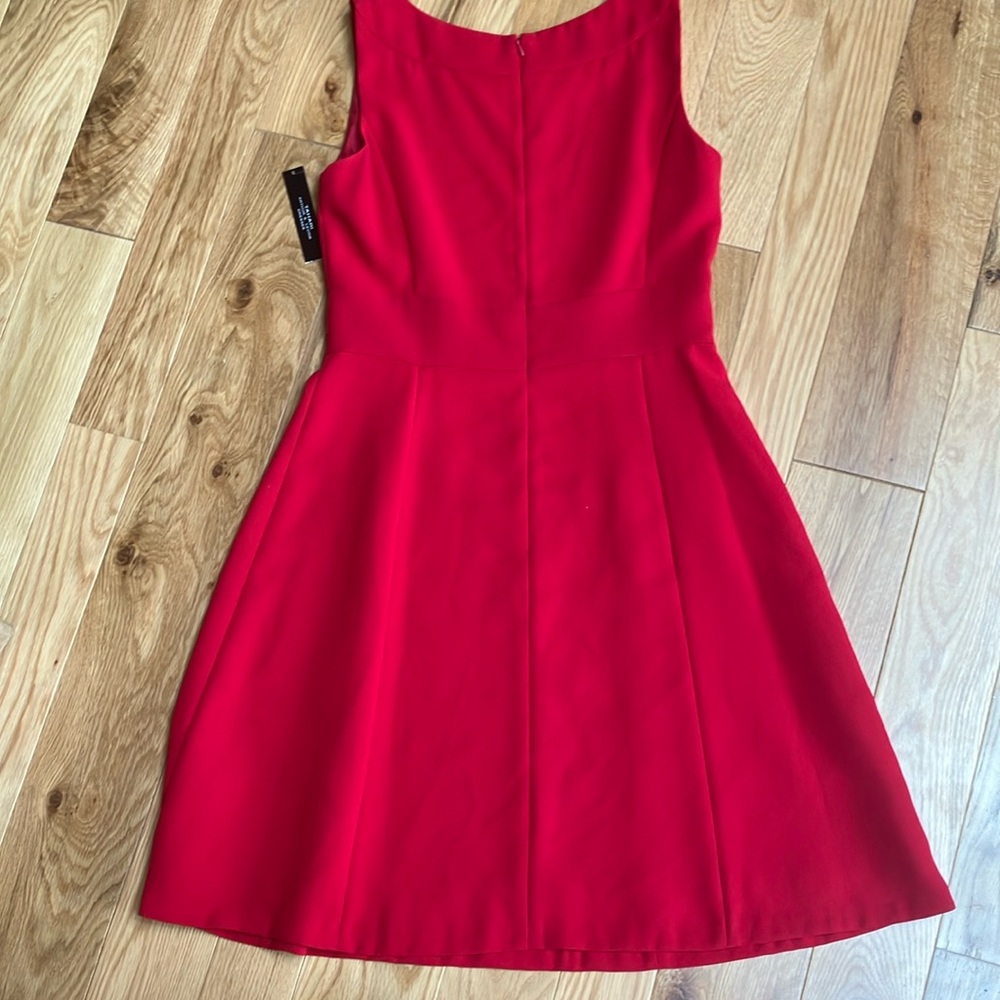 NWT Tahari Red Sleeveless A-Line Dress  size 8 - Picture 5 of 5